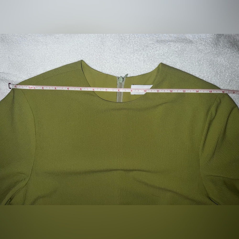 Veiled Collection raneem tiered ruffle maxi dress in cypress green - Picture 6 of 9